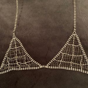 Rhinestone bra